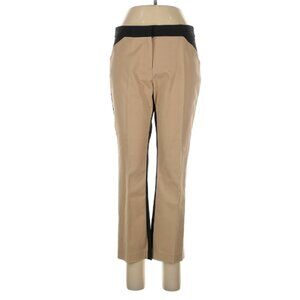 DKNY Kick Flare Pants, Tan Front, Black Back, Size 10